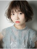 ミルクティーアッシュひし形ショートミニボブ204t志木20代30代