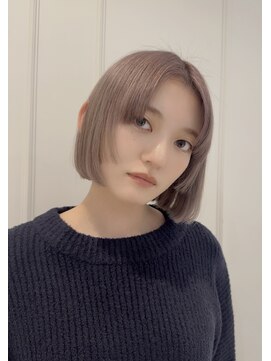マイラグーン(MY LAGOON) ミニボブ/ブリーチカラー/ハイトーン/髪質改善/姫カット/韓国風