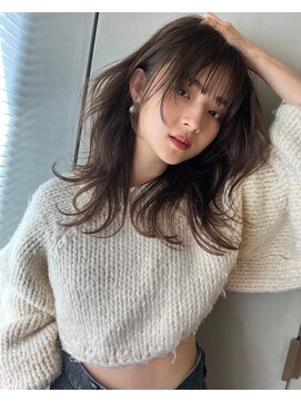 サイン 渋谷(SIGN) ザクザクレイヤーカット巻き方簡単ミディアムロング韓国表参道