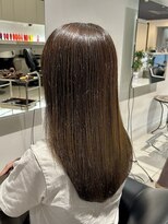 ノア(no_a)&nbsp;オリーブブラウン セミロング10代/20代/30代