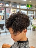*NOISMツイストスパイラルツーブロックマッシュセンターパート