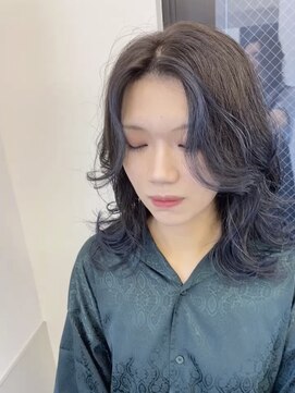 ゴウトゥデイシェアサロン 町田店(GO TODAY SHAiRE SALON) デザインカラー×青黒