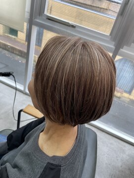ヘアメイク デザート(HAIR MAKE DESART) 高盛優芽香【白髪ぼかし×ハイライト】