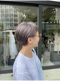 白髪をいかしたシルバーカラー！