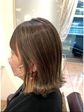 松本平太郎美容室 銀座パートフォー(PART４) 白髪ぼかしハイライト　　◎３０代　４０代　５０代