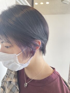 マヤ 昭和店(MYA) インナーカラーパープル