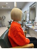 切りっぱなしボブ