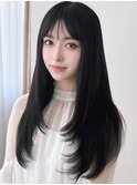《NYLON.》韓国ざくざくレイヤーカット×グレーブラック