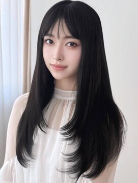 ナイロン 高松店(NYLON.) 《NYLON.》韓国ざくざくレイヤーカット×グレーブラック