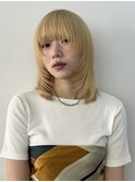 レイヤーカット/顔周りレイヤー/堀江美容室/Eurica
