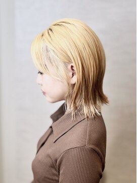 タヤ 東急百貨店吉祥寺店(TAYA) ハイトーン/ブリーチのみ/外ハネミディ