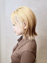 タヤ 東急百貨店吉祥寺店(TAYA) ハイトーン/ブリーチのみ/外ハネミディ