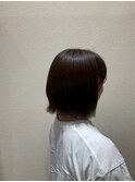 外ハネショートボブ＊大人可愛いモテ＊20代30代＊ブラウン