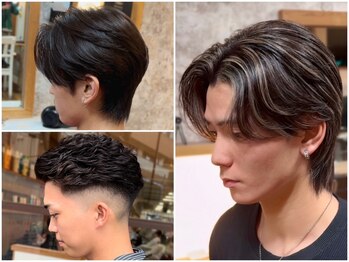 イエローコーン 金沢文庫店(YELLOW CORN)の写真/メンズカット10代～50代まで幅広い層が来店！金メッシュ・ホワイトメッシュ(ハイライト)も人気！！