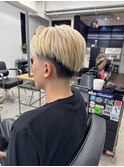 テーパーフェード×抜きっぱなしブリーチ