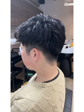 ショートピンパーマ