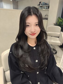 【miyon】韓国レイヤーカット×艶髪カラー×髪質改善