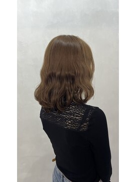 エイト プラット 渋谷2号店(EIGHT plat) ブリーチ無しダブルカラー　アッシュベージュ　1/3