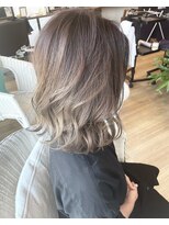 ヘアーデザイン シーベル(HAIR DESIGN SEA BELLE) 浜松市SEABELLEバレイヤージュ無造作ミディアム20代30代40代