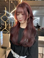 ラ キング(LA KING)&nbsp;着物ヘア/大人ガーリー/ダークアッシュ/似合わせカット/名古屋栄