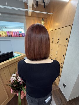 ヘアースペースブルーム プリュス 石橋店(HAIR SPACE BLOOM plus) 石橋阪大前/酸性ストレート/エンドカラー/ピンクカラー/ボブ
