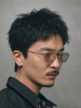 バイフィフス 原宿/表参道(by fifth) メンズシースルーマッシュニュアンスパーマシャドウパーマテテ風