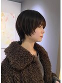 ウルフショートヘアハッシュショートレイヤーカット韓国ショート
