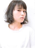レイヤーボブ×プラチナアッシュ