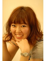 ヴェルデ ブランコ(verde branco) くせっ毛風ミディアムボブ