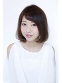 前上がりふんわりボブ