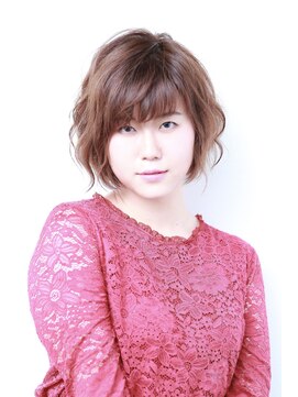 アトリエMAI 北千住 【北千住美容室アトリエMAI】ふわ感ゆる波ウェーブショート