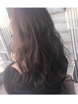 フィゼル 福島店(fizelle) 柔らかパープルアッシュ＊池本弥桜