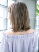 大人かわいいグレージュセミディ♪