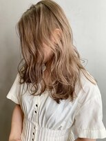 アルバム 銀座(ALBUM GINZA) ミルクティーベージュ_毛先パーマことりベージュ_ba269382