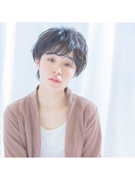 エンシー(ENCI) 耳出し大人ショート/ニュアンスパーマ