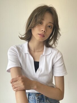 ヘアサロンエム 川越(HAIR SALON M) 顔周りレイヤー×ミディアムボブ