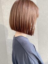 小顔ボブに極上美髪カラー