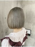 グレージュ/ショコラベージュ/ボブルフ/ベビーバング/原宿駅