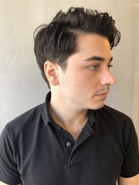 フランクスバーバーリザーブ 人形町店(FRANK’S BARBER RESERVE) 七三オールバック　ｙ