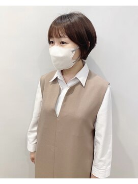 モリオフロムロンドン 松戸店(Morio from London) 【松戸　石山】大人可愛い丸みショート　前下がりショート