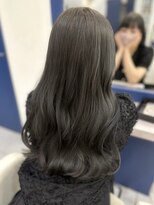 インク 市川店(inc) レイヤーカットアッシュカラーグレージュ透明感カラー前髪　