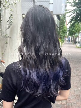 アース オーセンティック 三鷹店(EARTH Authentic) パープルブルーグラデーション