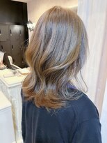 キャアリー(Caary)&nbsp;福山人気インナーグレージュ韓国風巻き髪ショコラベージュ春ヘア