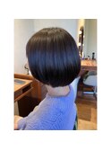 20×30×40代×似合わせカット×ダークトーン×お手入れ簡単ボブ