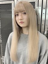 ウィコ 新宿(WICO)&nbsp;ホワイトベージュ[新宿駅/切りっぱなしボブ/エアリーロング］