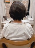 丸みマッシュショートひし形イメチェンボブ絶壁ウルフアラフォー