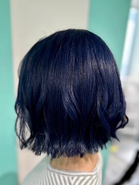 マティーナ ヘアー 池袋(Matina hair) 【ネイビーボブ】20代30代40代50代