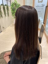 ビーズカラー イオンタウン米沢駅前店&nbsp;秋カラー♪まとまりつや髪！ナチュラルブラウン7トーン/10