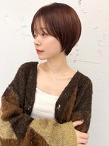 ラミエ バイ メルト 吉祥寺(lamie by melt)&nbsp;*滝田*小顔フェザーショートココアブラウン似合わせボブ吉祥寺