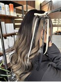 ライブヘアセット「編み上げツイン」